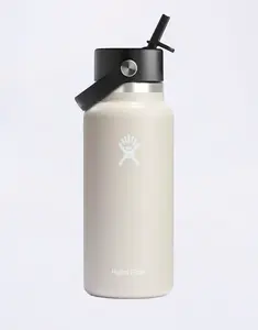 Hydro Flask Wide Mouth with Flex Straw Cap (946 ml) Oat