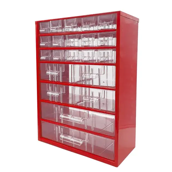 TOKOZ - Zásuvkový organizér 09 / 15S, 4M, 2L - RAL 3002 - Červená (6720)