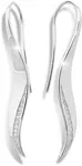 Modesi Elegantní stříbrné náušnice M26003