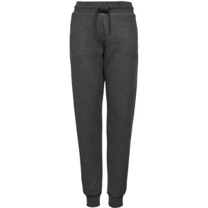 Tommy Hilfiger QUILTED TRACK Dámske tepláky, tmavo sivá, veľkosť