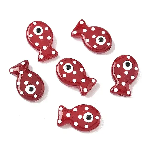 Baking Painted Glass Enamel Beads