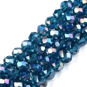 Electroplate Glass Beads Strands