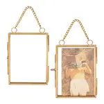 Glass Rectangle Wall Hanging Photo Frame