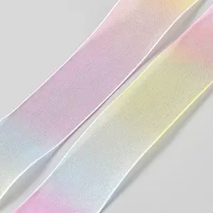 10 Yards Rainbow Color Organza Ribbon