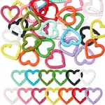 26Pcs 13 Colors Zinc Alloy Spring Gate Rings