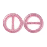 Flat Round Resin Buckle Clasps