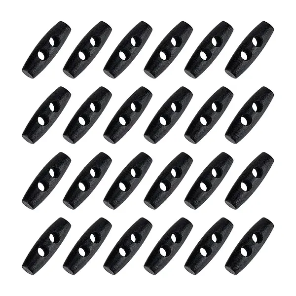 50Pcs 2-Hole Wood Buttons