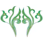 2Pcs Cloud Clothing Computerized Embroidery Cloth Iron on/Sew on Patches