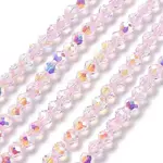 Electroplate Glass Beads Strands