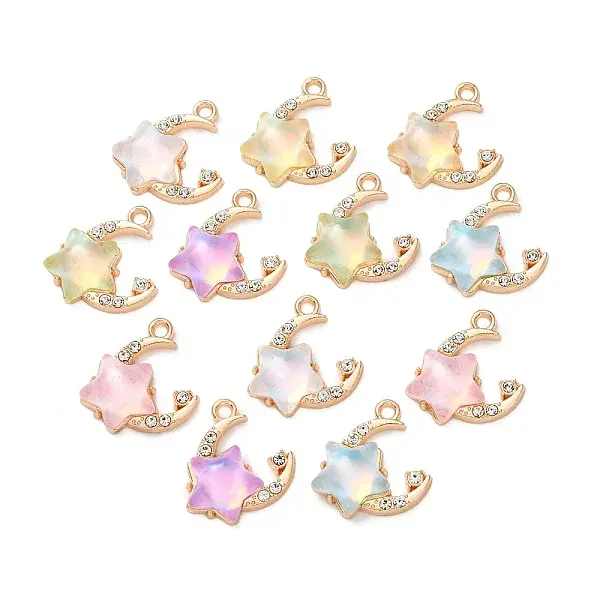 Alloy Glass Pendants