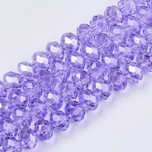 Baking Paint Glass Beads Strands
