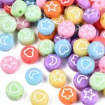 Opaque Mixed Color Acrylic Beads