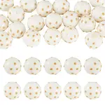 20Pcs Handmade Bumpy Lampwork Beads