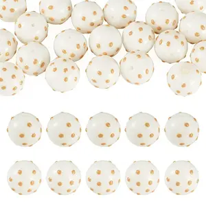 20Pcs Handmade Bumpy Lampwork Beads