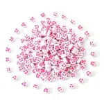 White Opaque Acrylic Beads