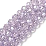 Electroplate Glass Beads Strands