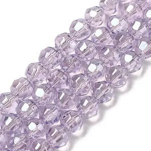 Electroplate Glass Beads Strands