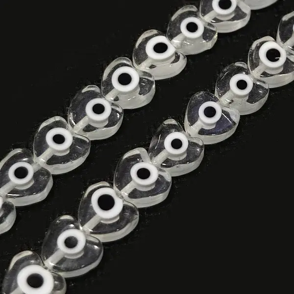 Handmade Evil Eye Lampwork Beads Strands