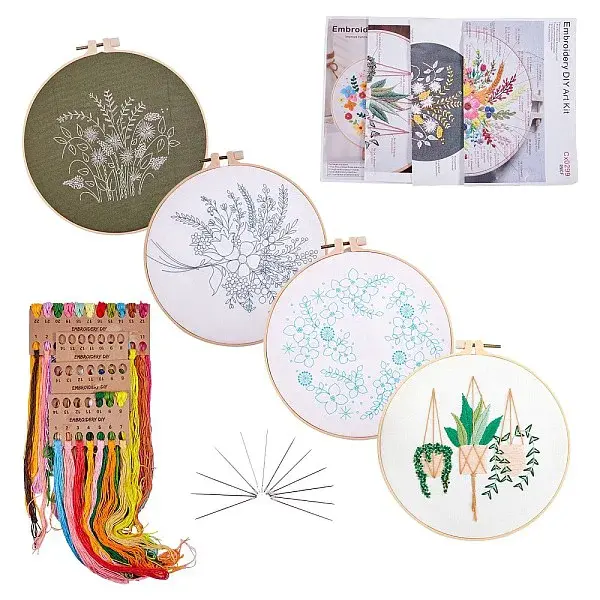 4 Sets 4 Style Embroidery Tool Accessories