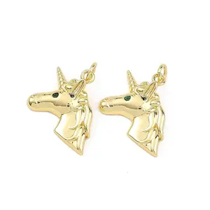 Brass Pave Cubic Zirconia Pendants