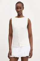 Halenka Abercrombie & Fitch dámská, béžová barva, hladká, KI139-5175