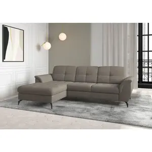 Sit & More ROHOVÁ SEDAČKA, textil, jílová barva