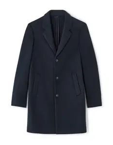 Tmavě modrý pánský kabát Celio Jubiais