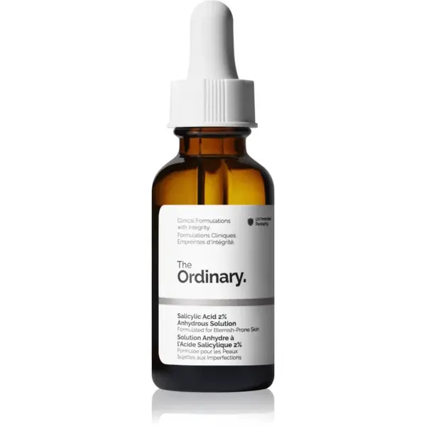 The Ordinary Salicylic Acid 2% Anhydrous Solution pleťové sérum pro jednotný tón pleti 30 ml