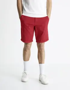 Bavlnené chino šortky Bochinobm Celio
