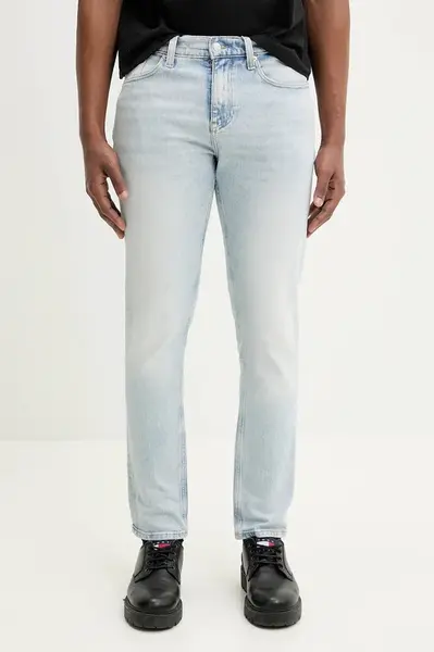 Džíny Tommy Jeans pánské, modrá barva, DM0DM21004