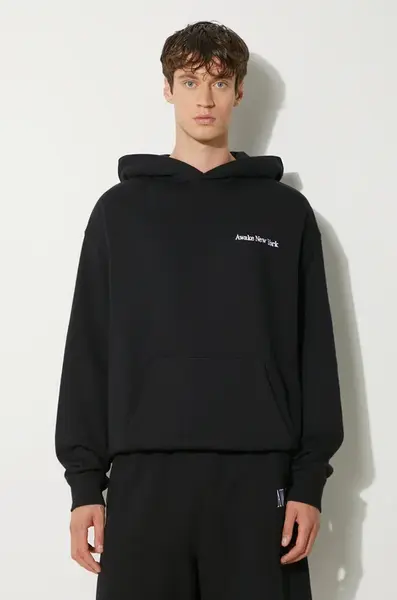 Bavlněná mikina Awake NY Serif Hoodie