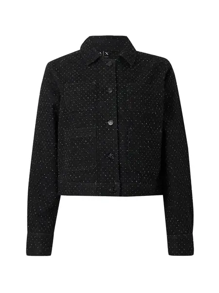 ARMANI EXCHANGE Prechodná bunda  čierna