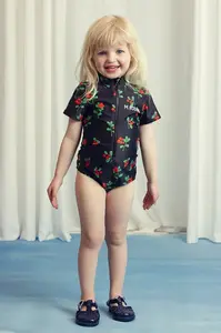 Mini Rodini Jednodílné dětské plavky Mini Rodini Lingonberries