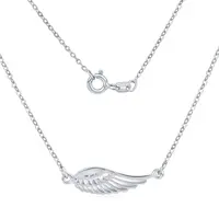 Silvego Stříbrný náhrdelník Andělské křídlo SMJN13FC4ZT