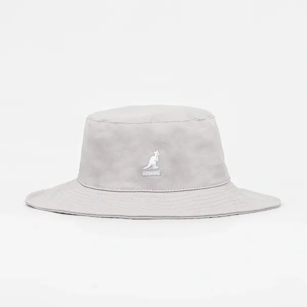 Bavlněný klobouk Kangol WASHED FISHERMAN šedá barva, K5368.MS023