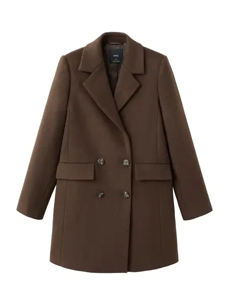 MANGO Prechodný kabát 'Dali'  čokoládová