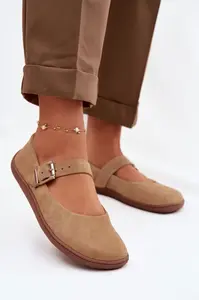 Barefoot baleríny ze semiše Zazoo