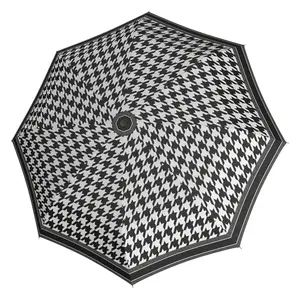 Mini deštník Doppler Fiber Havanna Black/White