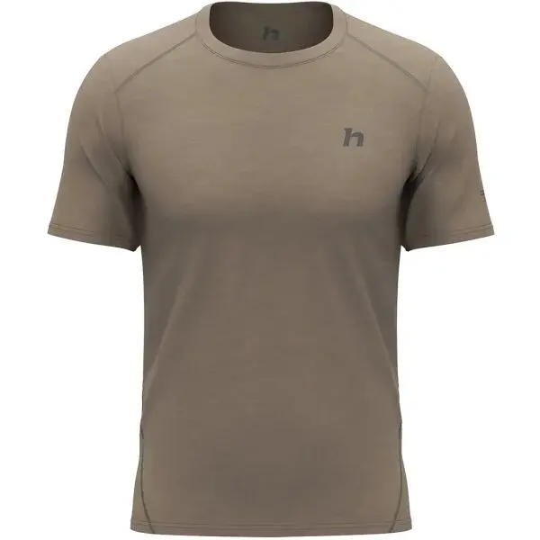 Hannah PELTON II Pánske funkčné tričko, hnedá, veľkosť