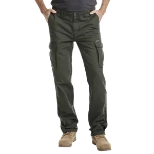 Bushman Pánské kapsáčové kalhoty Foster, tmavá khaki 50P