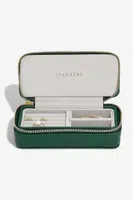Cestovní krabička na šperky Stackers zelená barva