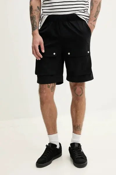 Kraťasy Resteröds Malone shorts pánské, černá barva, 55251.6441