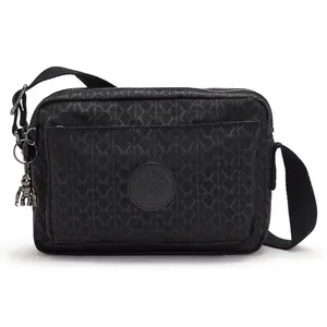 KIPLING Taška cez rameno 'Abanu'  tmavosivá / čierna