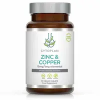 Cytoplan Zinok a meď, 60 vegan tabliet