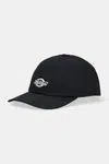 Bavlněná baseballová čepice Dickies černá barva, s aplikací, DK0A4Z6NBLK1