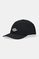 Bavlněná baseballová čepice Dickies černá barva, s aplikací, DK0A4Z6NBLK1