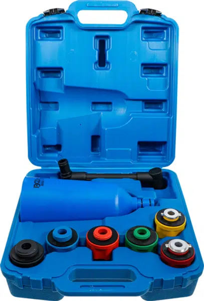 BGS technic Trychtýř pro plnění oleje s bajonetem, 6 adaptérů, VAG, FORD, TOYOTA aj. - BGS 8505-1