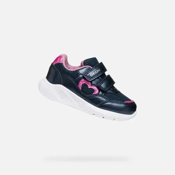 Girls First Steps Geox Sprintye Dark Blue - Girls