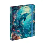 BAAGL Dosky na školské zošity A5 Delfín