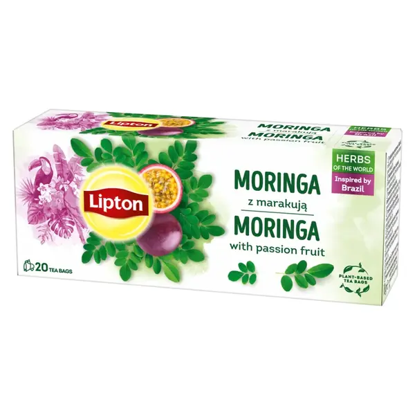 Lipton Moringa & Passion fruit porcovaný čaj 20x1,7 g